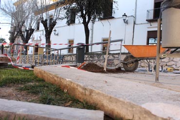 obras plaza san juan de dios lucena calzada